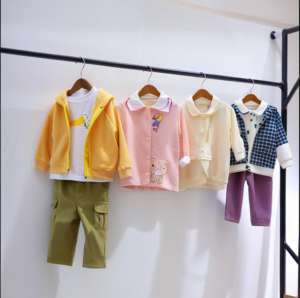 Conjunto de Verano de Dos Piezas Personalizado para Niños, Camiseta de Manga Corta y Conjunto de Ropa Hecho de Algodón Suave para Bebés y Niños - Product Image 3