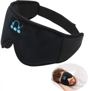 Casque de sommeil avec masque oculaire pour dormir avec un écouteur sans fil réglable