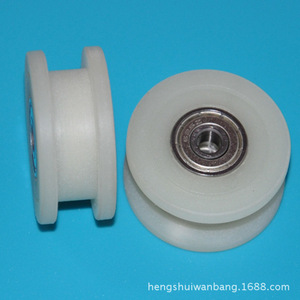 Wanbang Nylon Idler <b>Pulley</b> 100mm 1 Groove Industrial Guide Wheel For Manufacturing Plant - Product Image 5