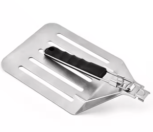 Hot Selling Cookware Collapsible Handle Stainless Steel <strong>Baking</strong> Shovel Paddle Cake Lifter Transfer Tray Pizza Peel Pizza Tool - Product Image 2