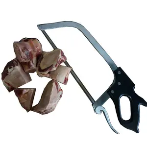Serra manual de carne de aço carbono 16 '', serra manual para corte de carne/cabo serra osso fácil de usar e limpar