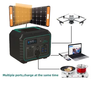 Zlinkwd 300W Solargenerator Auf Lager OEM Power Bank Pack Kunden spezifische Lade batterie für den Außenbereich Tragbare Strom versorgung Sta