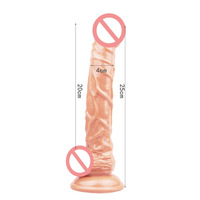 Los más vendidos, nuevos juguetes sexuales realistas, pene Artificial, Consolador de masturbación vaginal femenino colorido para mujeres, pene, sexo, consolador grande