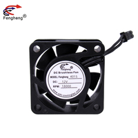 40*40*15mm 5V 12V 24V Hochwertiges schwarzes Quadrat 7 Flügel Abluft ventilator 4015 DC-Lüfter für Drucker/Router