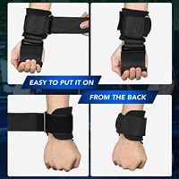 Accessoire de fitness réglable avec rembourrage épais pour les poignets, crochets de préhension pour haltères pour hommes et femmes