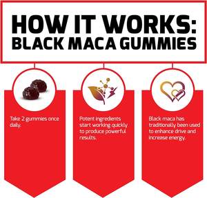 I gusti fruttati multipli personalizzati migliorano la vitalità maschile femminile aumentano il supplemento di forza gummies di maccheroni neri - Product Image 3