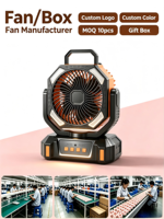 Ventilateur de camping Sumemr, ventilateur de table portable, facile à utiliser
