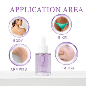 Meilleur <span class=keywords><strong>prix</strong></span> imbattable Usine Épilateur Dissolvant Indolore À Base De Plantes Visage Corps Solution D'épilation Permanent Inhibiteur De La Peau Spray - Product Image 3