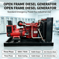 Générateur diesel avec démarrage automatique en cas de panne de courant, groupe électrogène diesel haute performance avec AVR pour hôtel