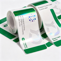 Étiquettes holographiques personnalisées pour flacons de 3 ml, conception gratuite, pour flacons en verre de laboratoire