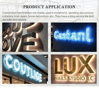 Letras de Canal Personalizadas para Empresas, Logotipos de Negocios en Acrílico y Metal, Letras con Nombre para Tiendas y Oficinas
