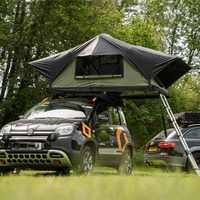 Carpa de techo de camping de lujo grande 4wd con skyview