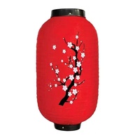 Lanterne en papier japonaise décorative d'extérieur, lanterne en PVC plastique pour Noël, lanterne en soie japonaise à vendre