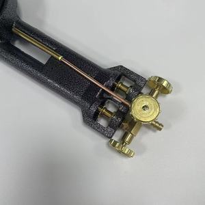 高品质黑色户外燃气灶，带5C燃烧器手动燃气烹饪桌面，适用于家用耐用铸铁表面 - Product Image 4