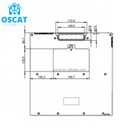 Détecteur DR mobile à écran plat OSCAT Iray Machine à rayons X sans fil Imagerie numérique pour usage vétérinaire