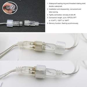 LEDs 120 3*1M allungabile a LED ghiacciolo luci corte di luce fatata giardino di casa festa di nozze in rame natale <span class=keywords><strong>soffitto</strong></span> appeso - Product Image 6