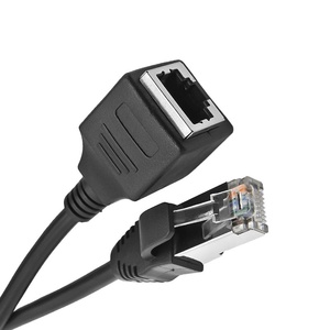 Cat6 Ethernet RJ45 che chắn PVC Áo khoác Mạng vá cáp nam đến nữ nối đồng Strand FTP cáp thông tin liên lạc - Product Image 4