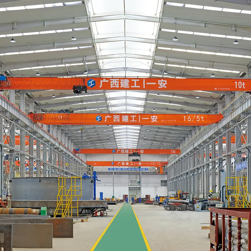 Maximum Performance 10t Electric Workshop Bridge Crane Safety Hoisting Machinery