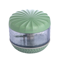 2021 Nieuwe Gemaakt Krachtige Hand Held Vruchten Noten Kruiden Ui Knoflook Handleiding Chopper Mini Slicer Groente Voedsel Choppers Saus Blender