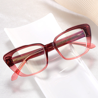 2024 nuevo marco de moda TR colorido Cateye Anti gafas de luz azul gafas antirreflejos ordenador gafas de bloqueo de luz azul