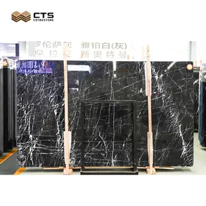 Excellent Quality Factory Wholesale Total Solution Black Grigio Venato Marble for projects Home Bar