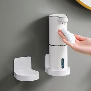 No-Drilling Hand Sanitizer <b>Machine</b> Holder Acrylic Bathroom Storage Rack Detachable Dispenser Base Organizer - Product Image 2