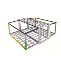 Fabricant Boda Vente en gros d'usine Maison modulaire personnalisée Conteneur extensible Petite maison Maisons préfabriquées pour l'Afrique du Sud