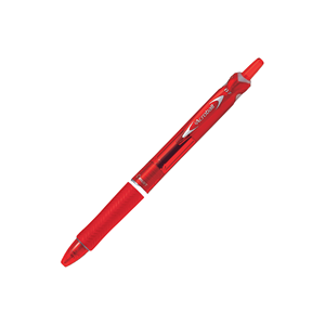 Stylo bille BAB-15F 0,7 mm à clic, corps en résine recyclée transparente, prise en main texturée, écologique, pour usage quotidien au bureau - Product Image 3