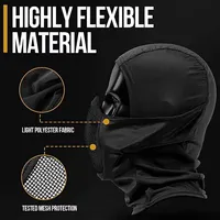 Masque tactique de chasse, protection buccale, demi-masque respirant en maille, couvre-chef discret, accessoires de chasse