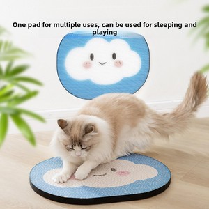 Griffoir mural pour <span class=keywords><strong>chat</strong></span> en carton ondulé, protection <span class=keywords><strong>anti</strong></span>-chute pour meubles, avec ruban nano, pour chats d'intérieur, vente en gros, OEM, faible MOQ - Product Image 4