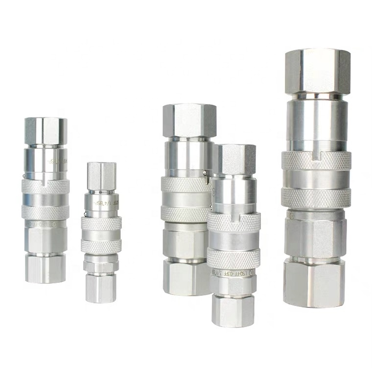 dry break coupling for liquids for gases