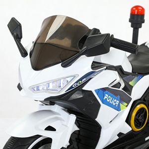 มอเตอร์ไซค์ไฟฟ้าบังคับวิทยุราคาถูก พร้อมใบรับรอง สำหรับเด็ก ขี่ได้ มีไฟ LED โครงพลาสติก - Product Image 3