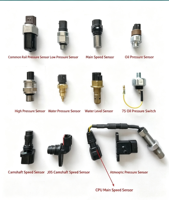 Sensor de Presión de Ultra Alta Presión Common Rail Original, Compatible con Excavadoras Serie SK, Repuestos para Motor Diésel