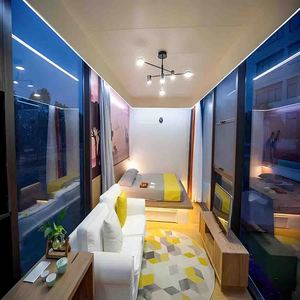 Case Prefabbricate Modulari in Acciaio per Eventi, <span class=keywords><strong>Hotel</strong></span> Capsula Ecologici, Pod da Giardino, Piccole Cabine Apple e Case Container - Product Image 5