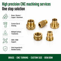 Services de tournage CNC sur mesure en laiton, composants OEM ODM pour les fabricants et les acheteurs d'équipements industriels