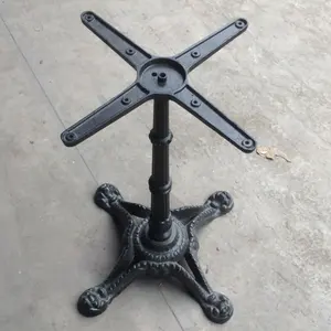 Factory Supply Customized Cast Iron Metal Table Bases Leg For Luxury Furniture