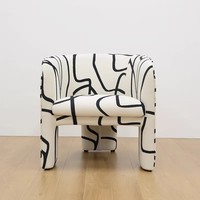 Fauteuil de loisirs italien moderne, chaise d'appoint design créatif pour salon, balcon, hôtel, personnalisable