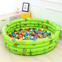 Indoor PVC Ball Pool Aufblasbarer Stock Baby Round Swimmingpool für Kinder Fun Entertain ment