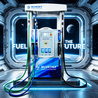 Distributeur de carburant BLUESKY à calibration précise pour station-service au Honduras – Outil de pompe à carburant diesel/essence de précision 110V/220V/380V