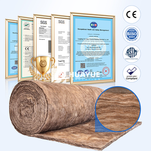 Buen <span class=keywords><strong>aislamiento</strong></span> térmico, rollos de lana de vidrio marrón de alta calidad, lana de vidrio marrón ignífuga para <span class=keywords><strong>aislamiento</strong></span> térmico de <span class=keywords><strong>techo</strong></span> - Product Image 4