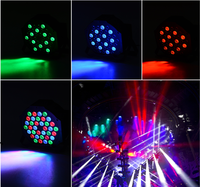 Projecteur LED PAR OEM DMX 18/36/54 LED, changeant de couleur, pour DJ, mariage, événement, fête, concert, éclairage de scène LED RGB dimmable avec fonction stroboscopique