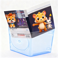 Boîte de rangement pour disques CD DVD, étui de protection pour jeux CD, boîte de protection pour disques de jeu, support pour disques PS5 PS4, boîte transparente pour disques CD DVD