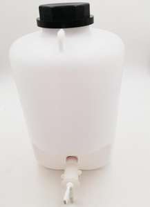 Gelsonlab HSCW-017 laboratorio 10L aspirador de grifería de plástico de la botella de la boca de la... grifo botella de reactivo botella con escala - Product Image 2