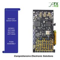 Placa de Circuito Impreso (PCBA) con Acabado de Superficie ENIG para Control de Inversor VFD en Maquinaria de Empaque, con Fabricación de PCB FR4 de Alto TG180