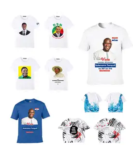 Wholesale custom summer quick-drying clothing election short-sleeved men's women's unisex T-shirts