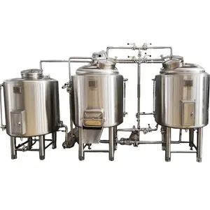 Pequeno equipamento de fabricação de cerveja, fabricação de cerveja doméstica de 200l 300l para venda