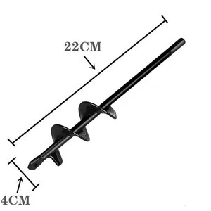 Plantador bulbo plantador ferramenta pólo jardim trado broca espiral terra pesados jardim trado broca broca broca broca para o plantio - Product Image 6