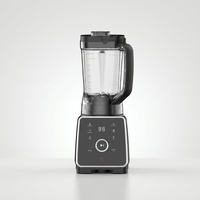 Mixeur Électrique Numérique Programmable Robuste 1400W, Capacité 2L, 3 Vitesses, Broyeur de Glace, 6 Lames, pour Smoothies et Jus, Usage Domestique