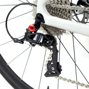 Vélo de route à pneus larges 700C avec fourche en fibre de carbone, 16 vitesses, freins à disque hydrauliques doubles, absorption des chocs, course de <span class=keywords><strong>triathlon</strong></span>, cyclisme - Product Image 5