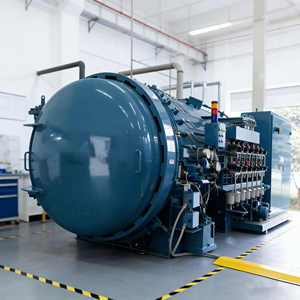 Autoclave composite aérospatial haut de gamme pour <span class=keywords><strong>pièces</strong></span> d'avion, <span class=keywords><strong>four</strong></span> de polymérisation haute pression, autoclave composite conforme CE à vendre - Product Image 1
